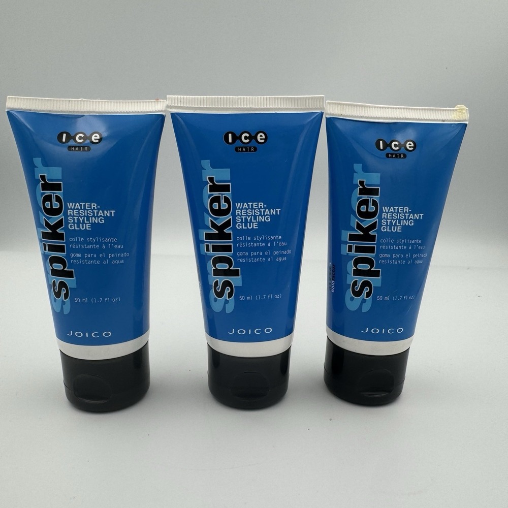 Joico Ice Spiker Styling Glue 1.7oz Travel Size - Lot Of 3
